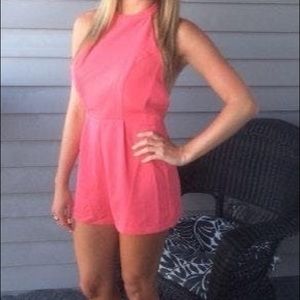 Light Pink / Coral Romper